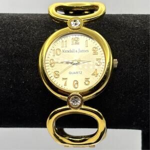 Gold Kendal & James Cuff Watch